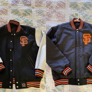 COPY - Reversible San Francisco Giants Letterman/Windbreaker Jacket